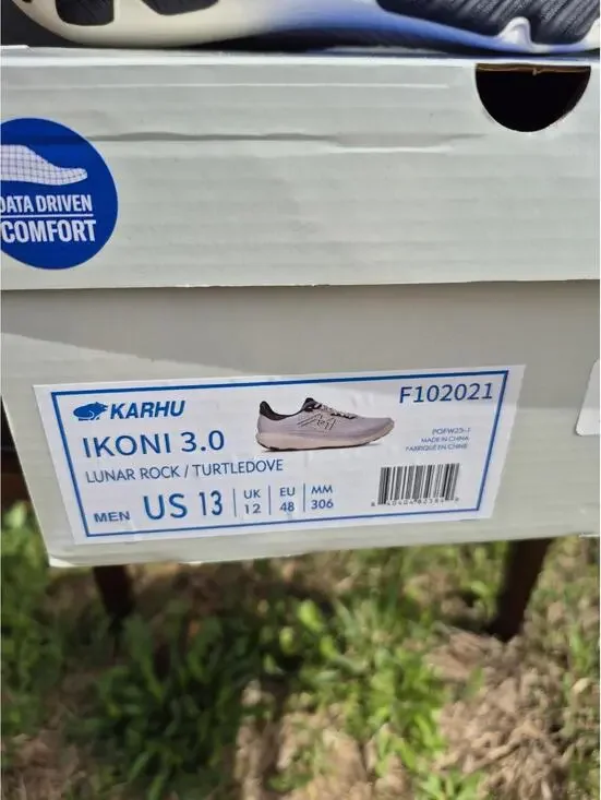 Karhu Ikoni 3.0 Running Shoes for Men Turtledove Size 13 New Daily Trainer - Picture 8 of 8